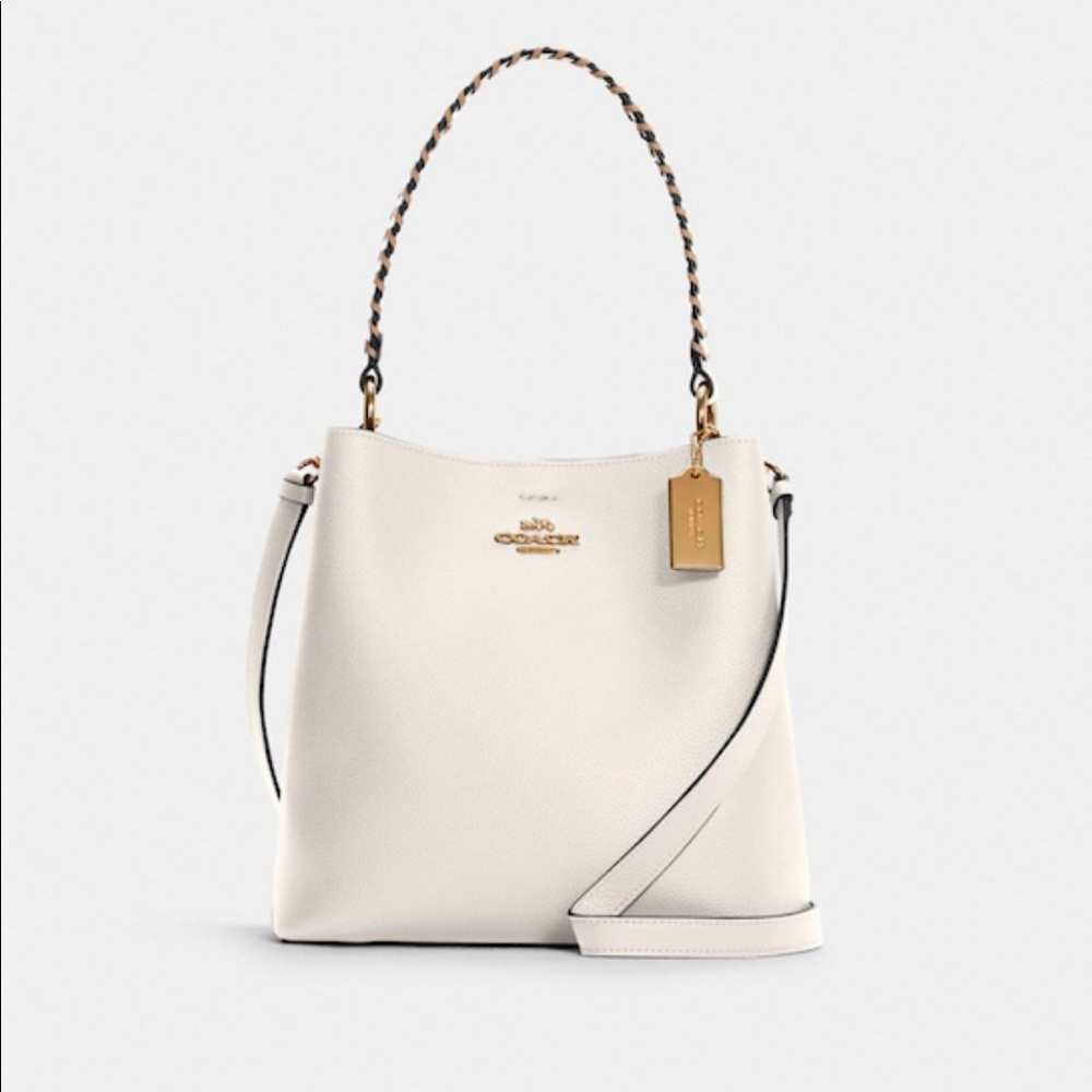 Town Bucket Bag with Whipstitch